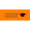 Orange landscape image with graphic of graduation cap with text that reads "The Grades I Didn't Get - An Equitable Education Story"