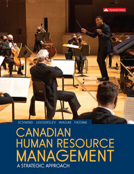 Cover of Canadian Human Resource Management 13th Edition 1260881431 · 9781260881431 By Hermann Schwind, Krista Uggerslev, Terry Wagar, Neil Fassina © 2022 | Published: January 27, 2022