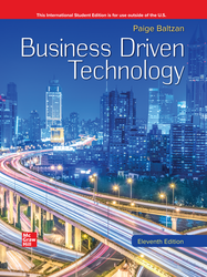 9781264936182 Baltzan Business Driven Technology 11e