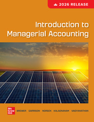 Introduction To Managerial Accounting 2026 Release 1266278206 &middot; 9781266278204 By Peter C. Brewer, Ray H. Garrison, Eric Noreen, Norma R. Montague, Suresh Kalagnanam, Ganesh Vaidyanathan
