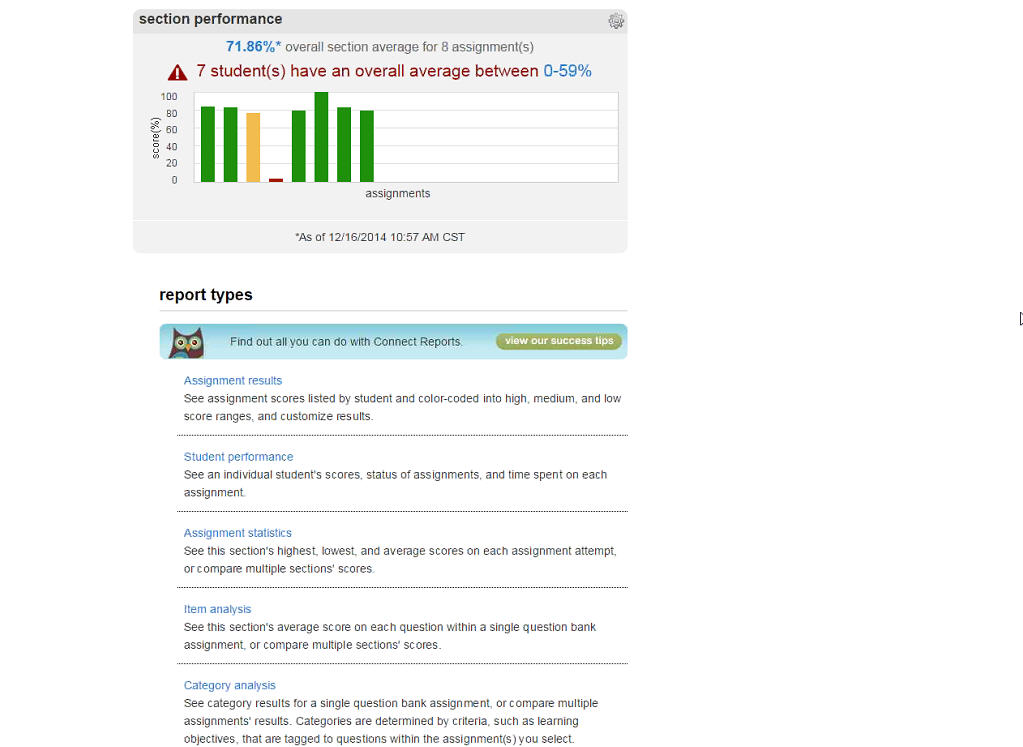 Connect Reports