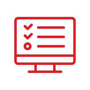 Assessment on desktop icon Assessment on desktop icon