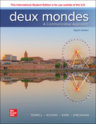 Cover of ISE Deux mondes 8th Edition 1260575411 · 9781260575415 By Tracy D. Terrell, Mary B. Rogers, Betsy J. Kerr, Guy Spielmann © 2021 | Published: August 19, 2020