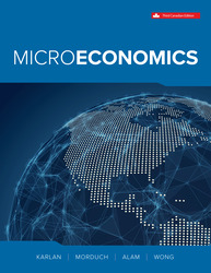 Microeconomics 3rd Edition 126486857X · 9781264868575 By Dean S. Karlan, Jonathan J. Morduch, Rafat Alam, Andrew Wong © 2023 | Published: February 17, 2023