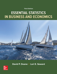 ISE ESS STAT B&E 3rd Edition 1260547647 · 9781260547641 By David Doane, Lori . Seward © 2020 | Published: January 14, 2019