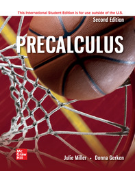 ISE Precalculus 2nd Edition 1265247188 · 9781265247188 By Julie Miller, Donna Gerken © 2023 | Published: October 27, 2022