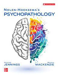 Nolen-Hoeksema's Psychopathology 3rd Edition 1265534454 &middot; 9781265534455 By Heather Jennings, Meagan MacKenzie &copy; 2025 | Published: February 18, 2025