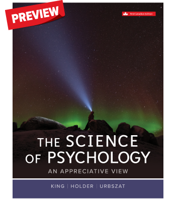 Click here to preview a chapter from The Science of Psychology