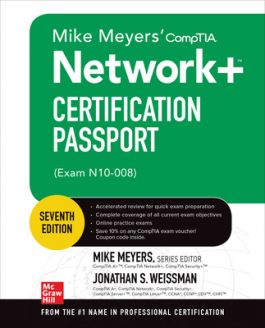 Mike Meyers' CompTIA Network+ Certification Passport (Exam N10-008) Book Cover