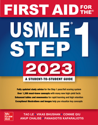 First Aid for USMLE Step 1 2023 Book Cover