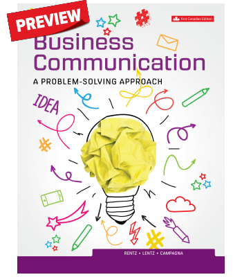 Click here to preview Business Communication: A Problem-Solving Approach